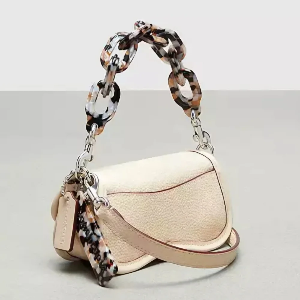 SOLD Coachtopia Cream Leather Mini Wavy Dinky Handbag by Coach - Picture 3 of 16